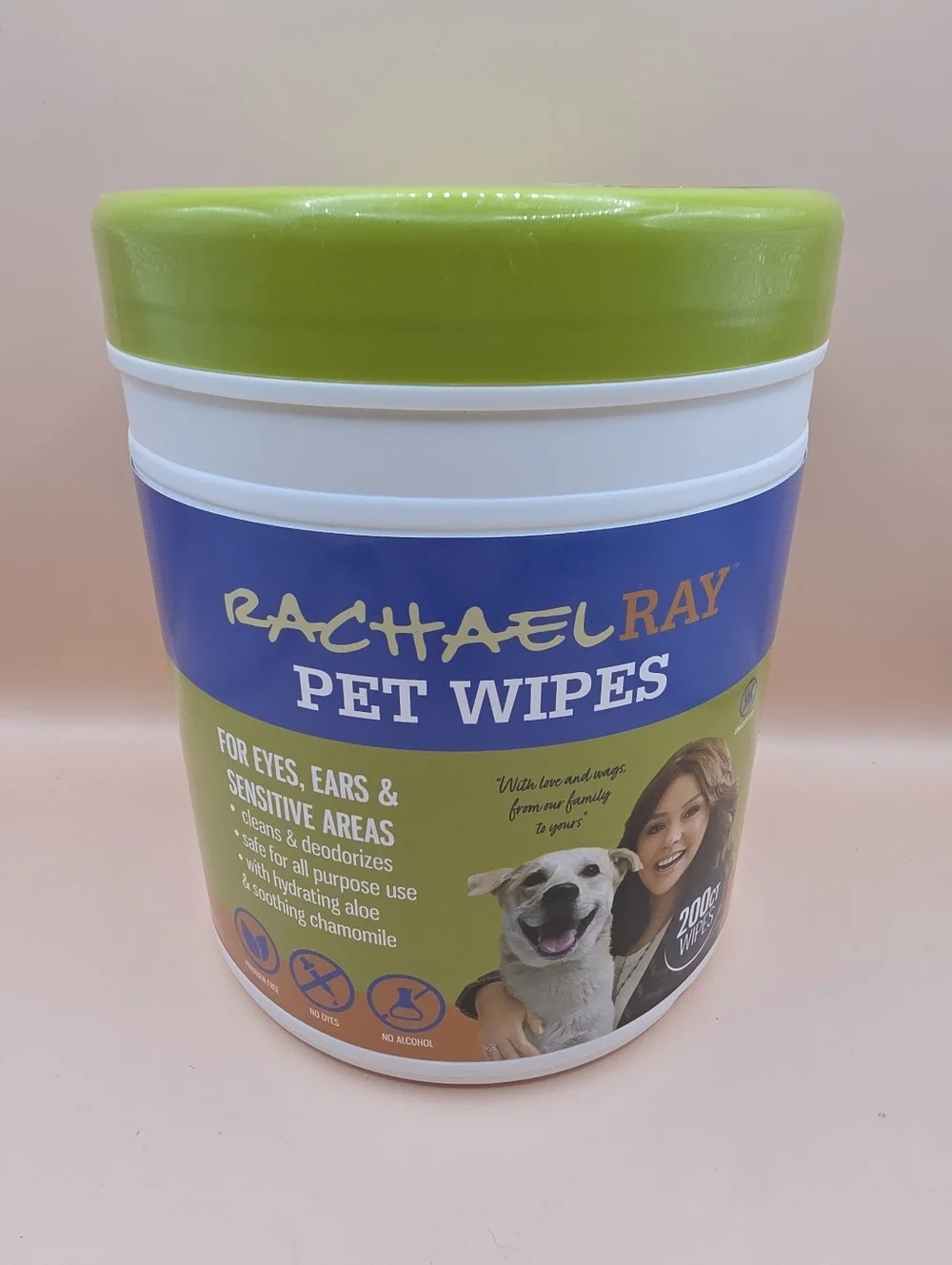 New- Rachel Ray Pet Wipes Large 200 Count